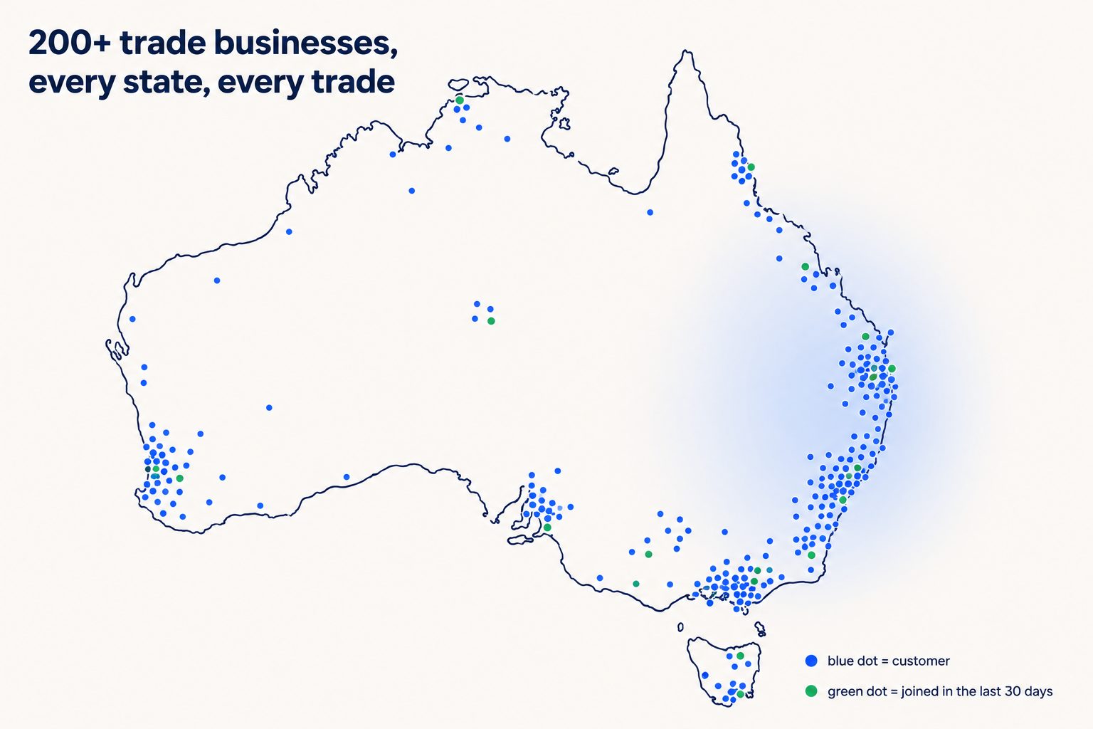AxiomBlue for businesses of every size, from sole traders to multi-crew operations